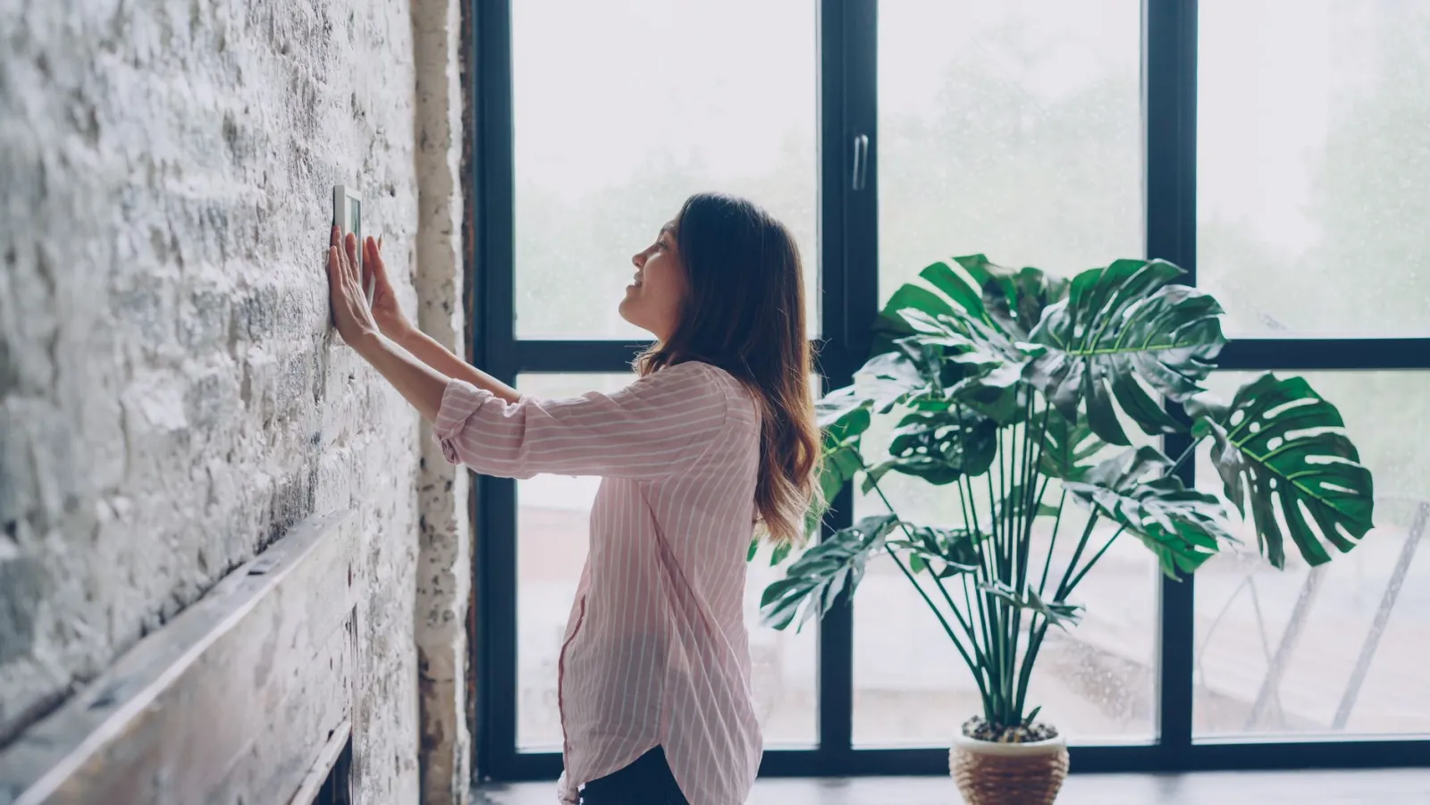 smart thermostat wall
