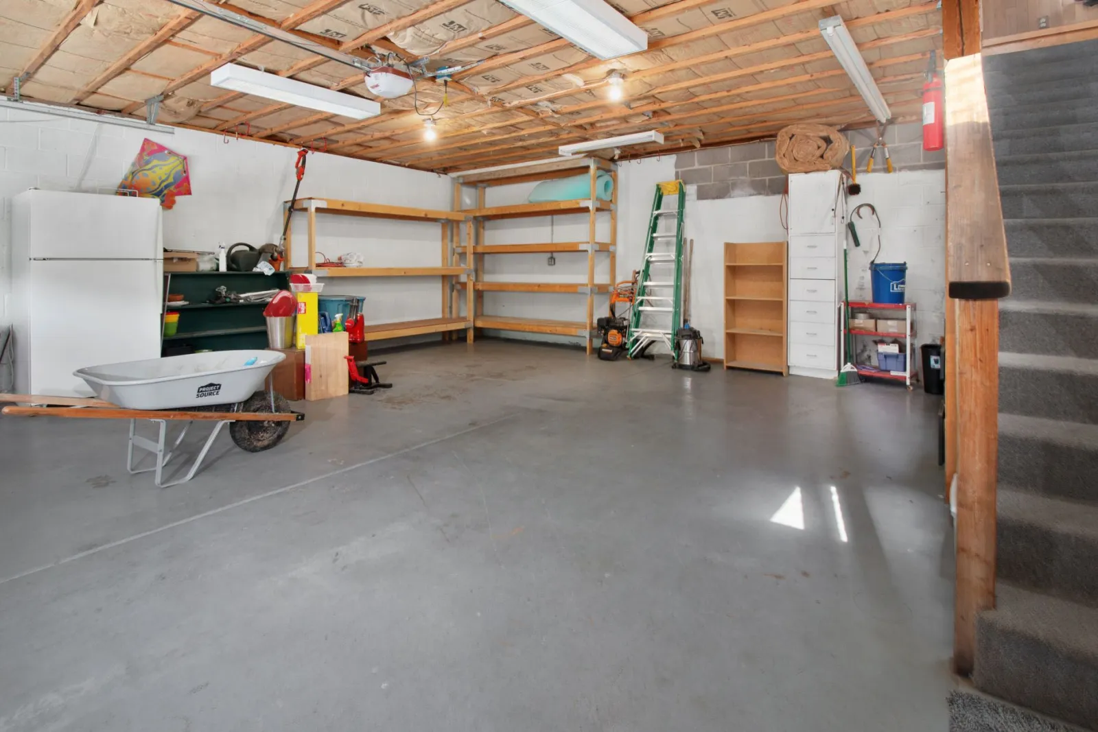 dehumidifier in basement